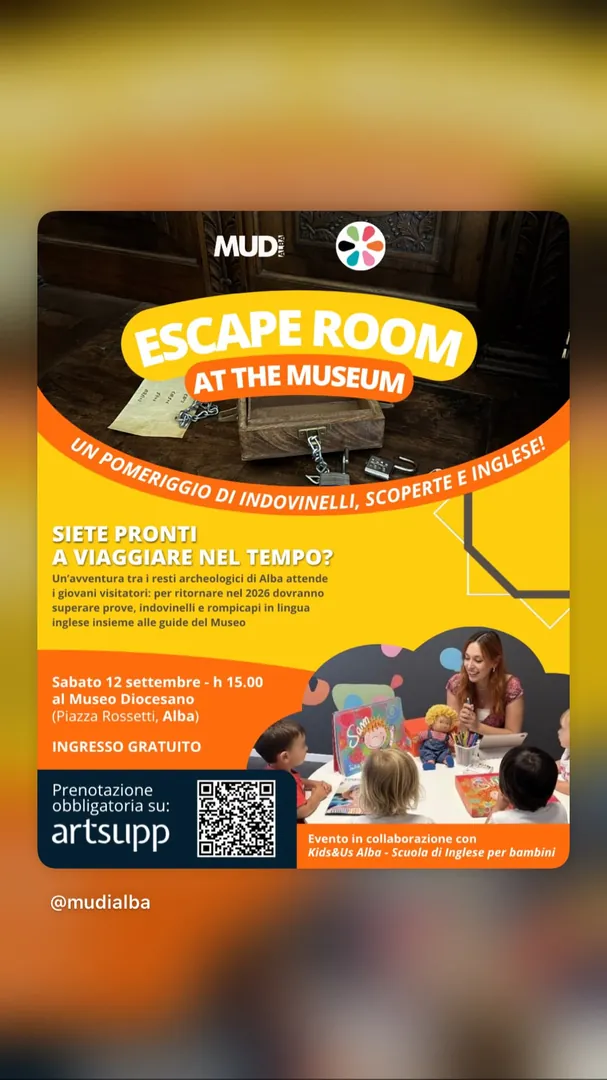 Locandina Escape Room at the Museum - Museo Diocesano Alba