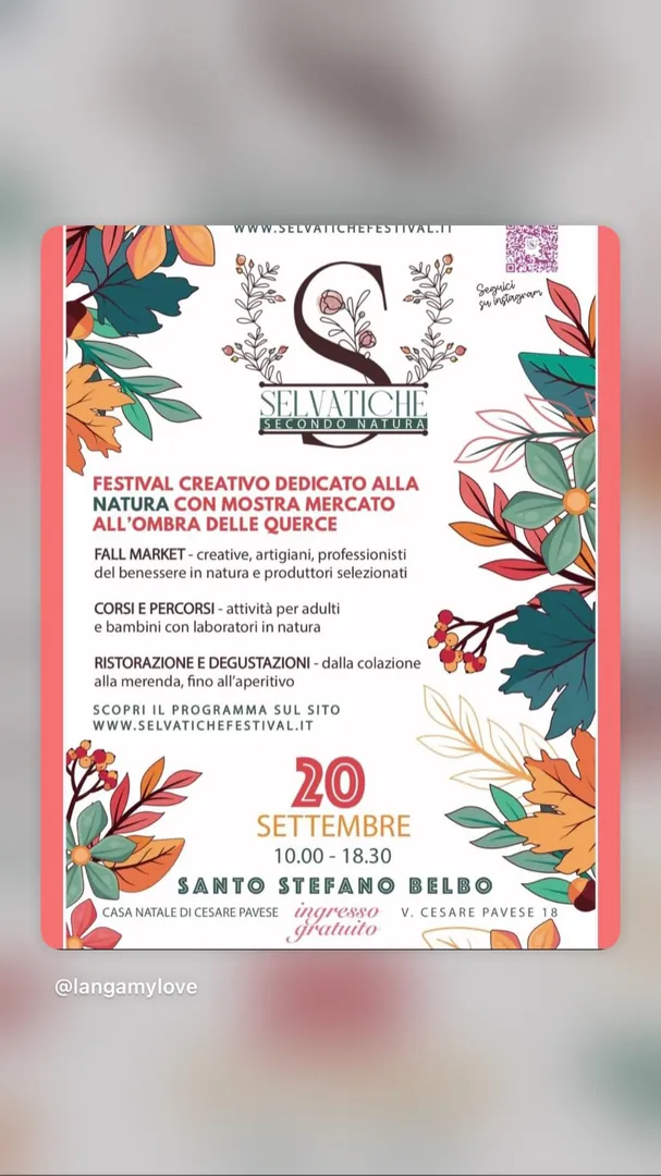 Locandina Selvatiche - Secondo Natura
