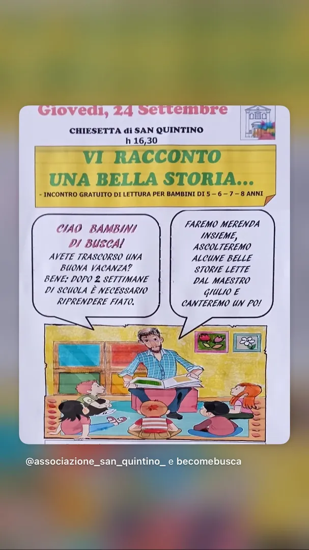 Locandina Vi Racconto una Bella Storia...