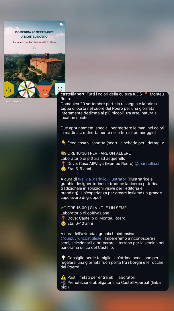 Locandina Tutti i colori della cultura KIDS - Monteu Roero