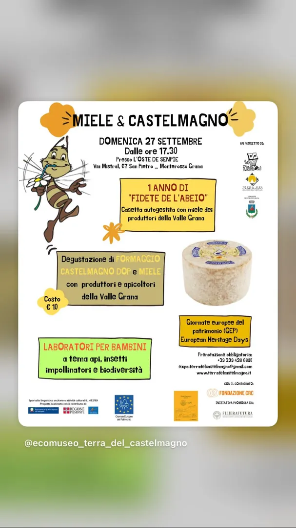 Locandina Miele & Castelmagno