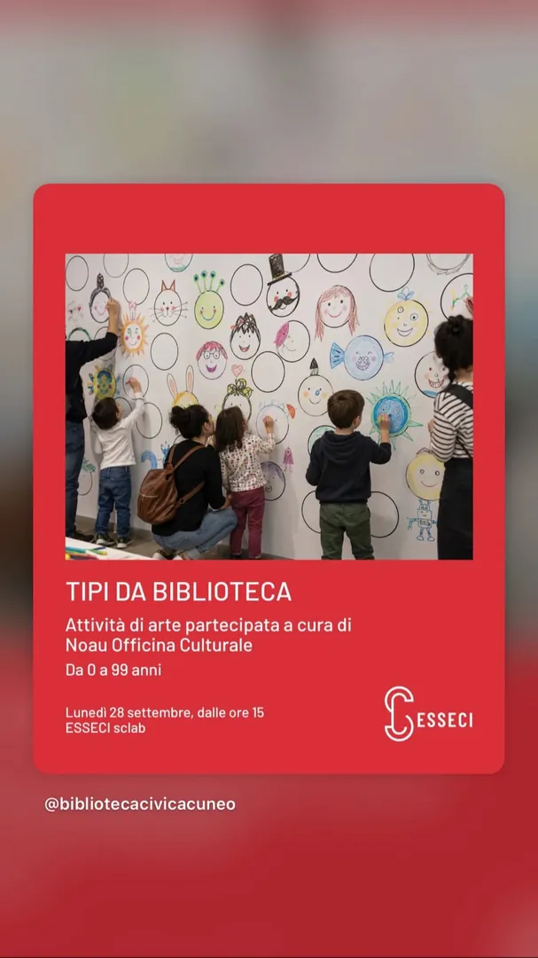 Locandina Tipi da Biblioteca - Noau Officina Culturale