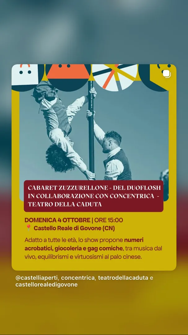 Locandina Cabaret Zuzzurellone - DuoFlosh in collaborazione con Concentrica - Teatro della Caduta