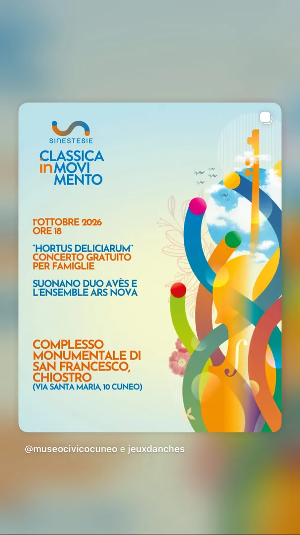 Locandina Hortus Deliciarum - Concerto per Famiglie