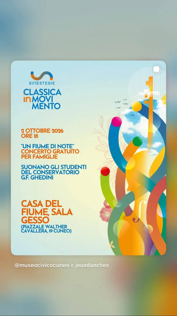 Locandina Un Fiume di Note - Concerto per Famiglie