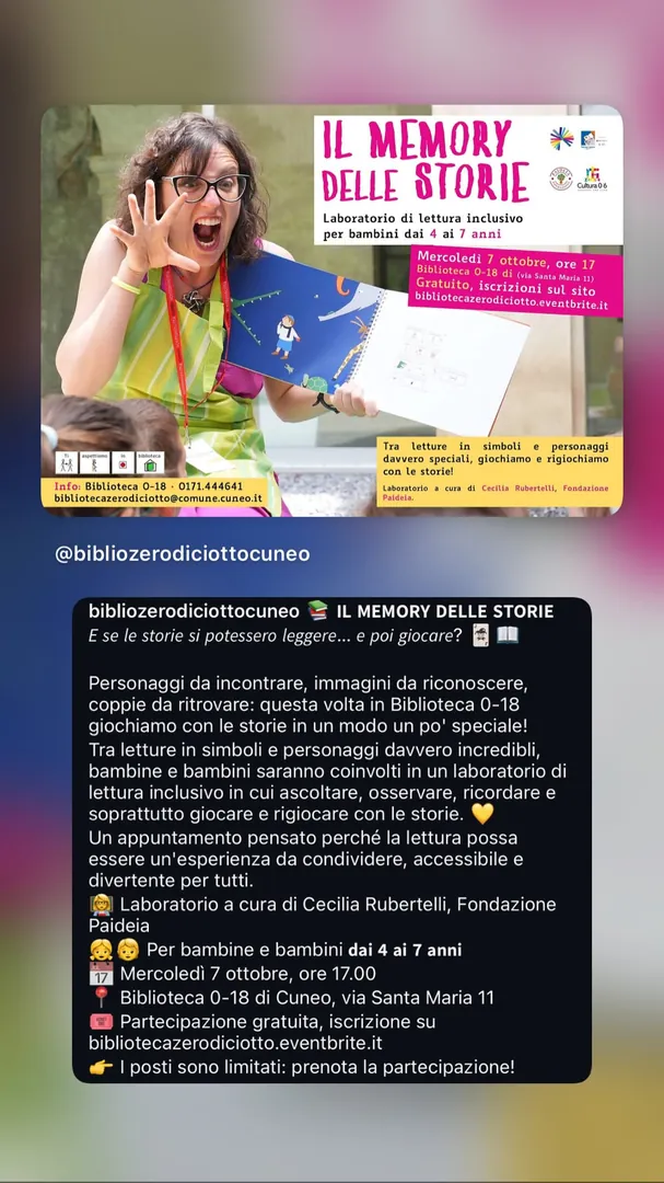 Locandina Il Memory delle Storie