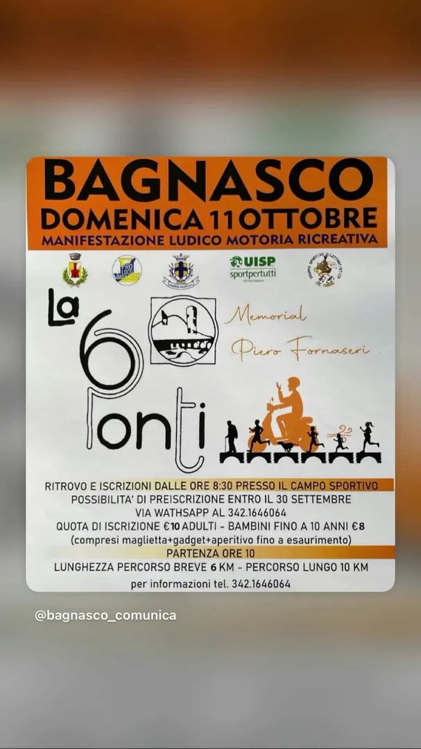 Locandina La 6 Ponti - Memorial Piero Fornaseri