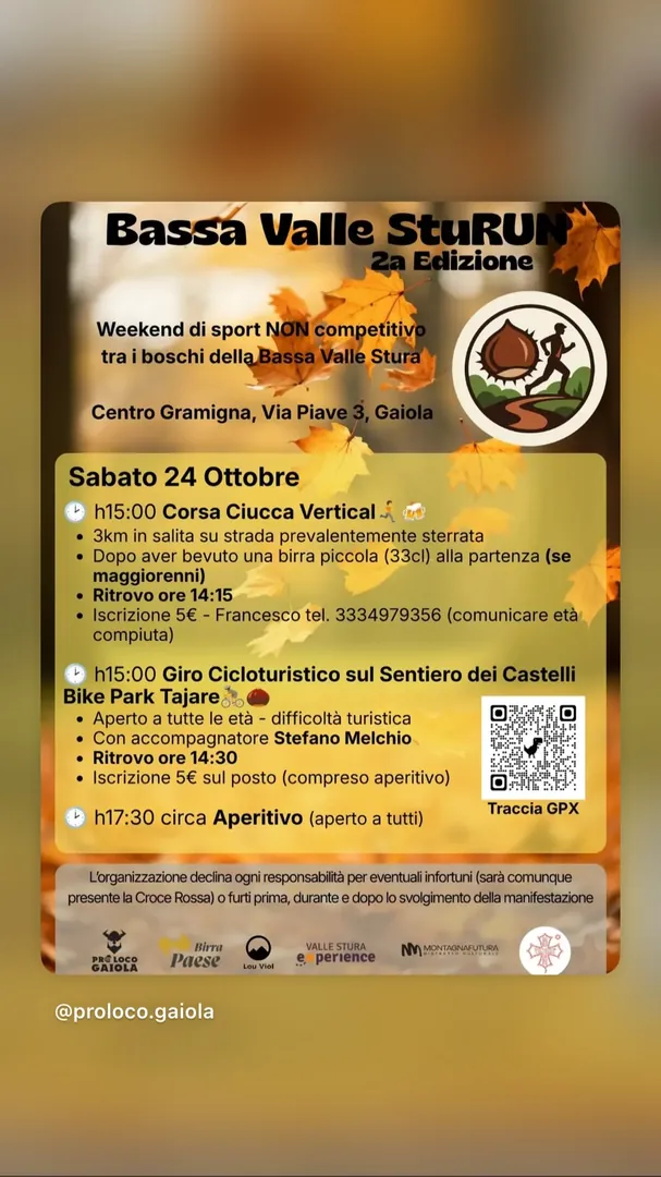 Locandina Bassa Valle StuRUN 2a Edizione