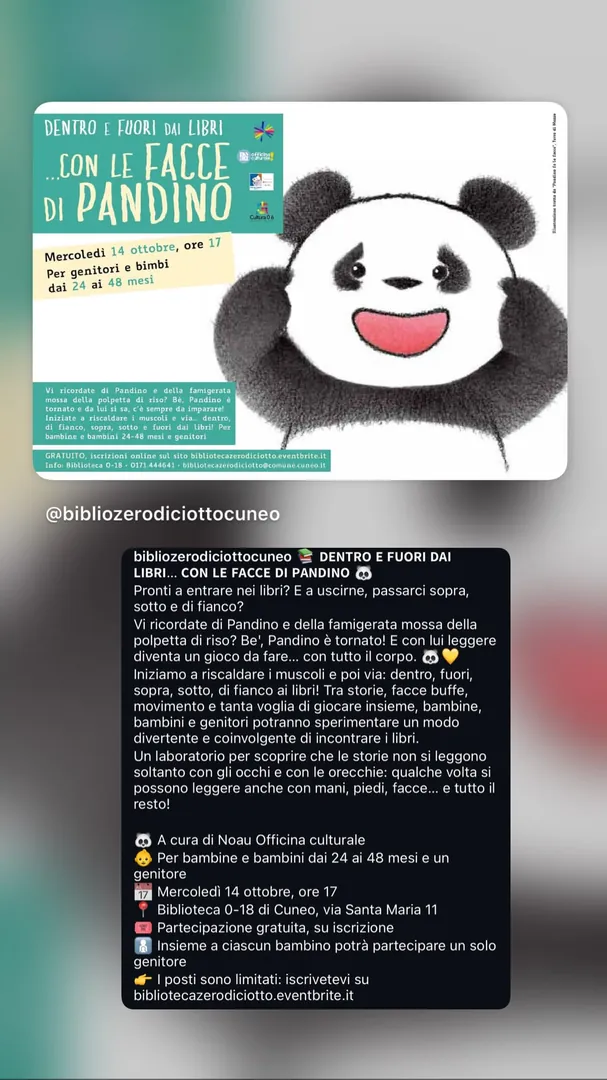 Locandina Dentro e Fuori dai Libri... con le Facce di Pandino