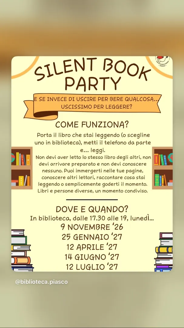 Locandina Silent Book Party