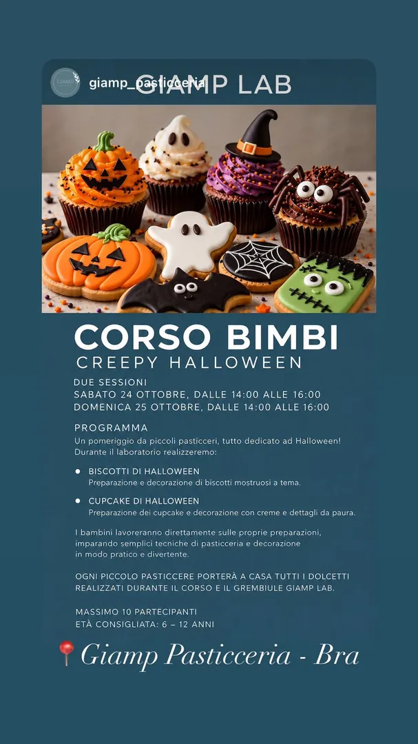 Locandina Corso Bimbi Creepy Halloween - Sessione Sabato