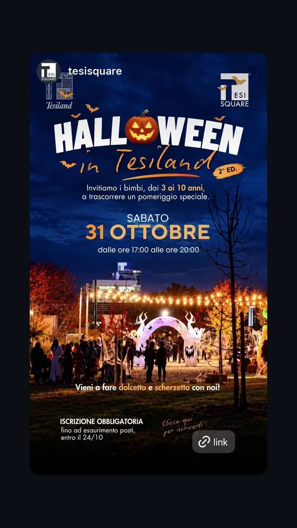 Locandina Halloween in Tesiland - Tesi Square