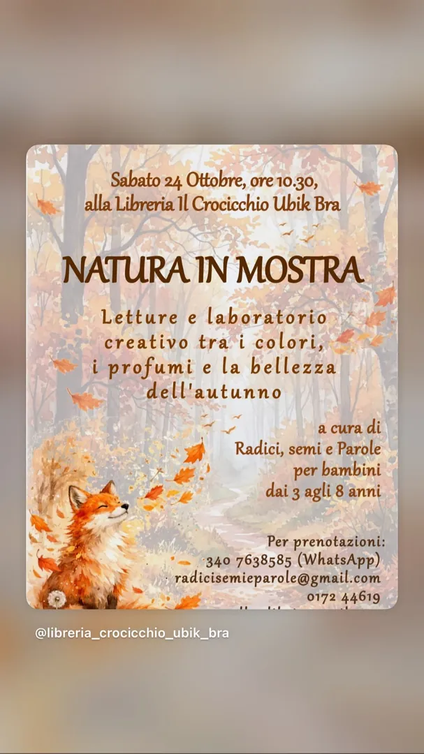 Locandina Natura in Mostra - Radici, semi e Parole