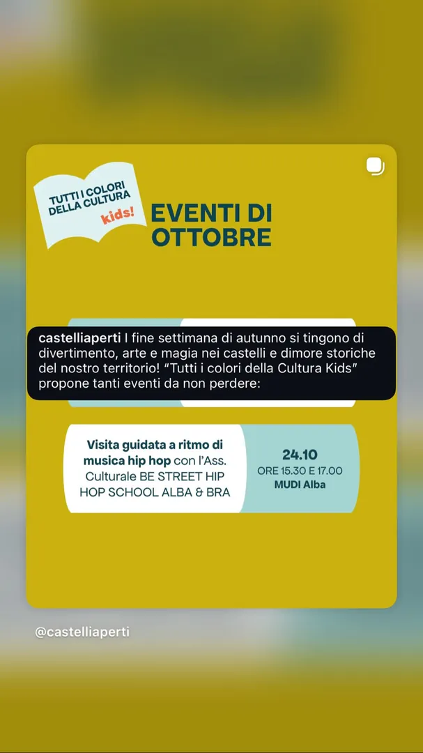 Locandina Visita guidata a ritmo di musica hip hop - Ass. Culturale BE STREET HIP HOP SCHOOL ALBA & BRA