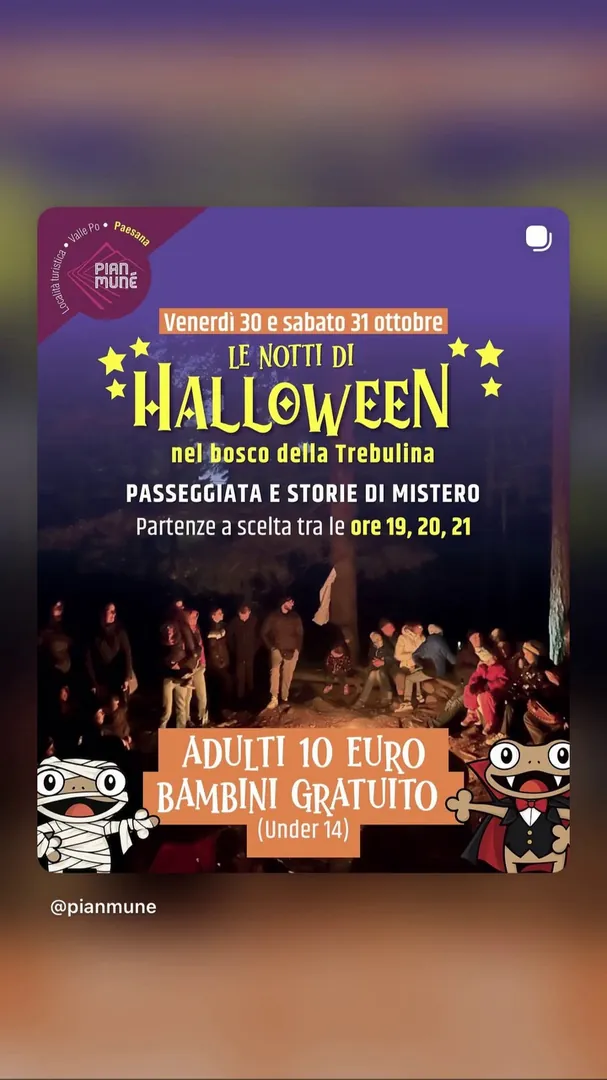 Locandina Le Notti di Halloween nel Bosco della Trebulina