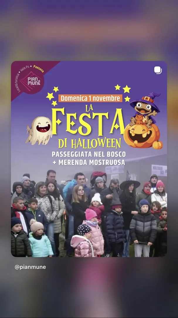 Locandina La Festa di Halloween - Passeggiata nel Bosco + Merenda Mostruosa