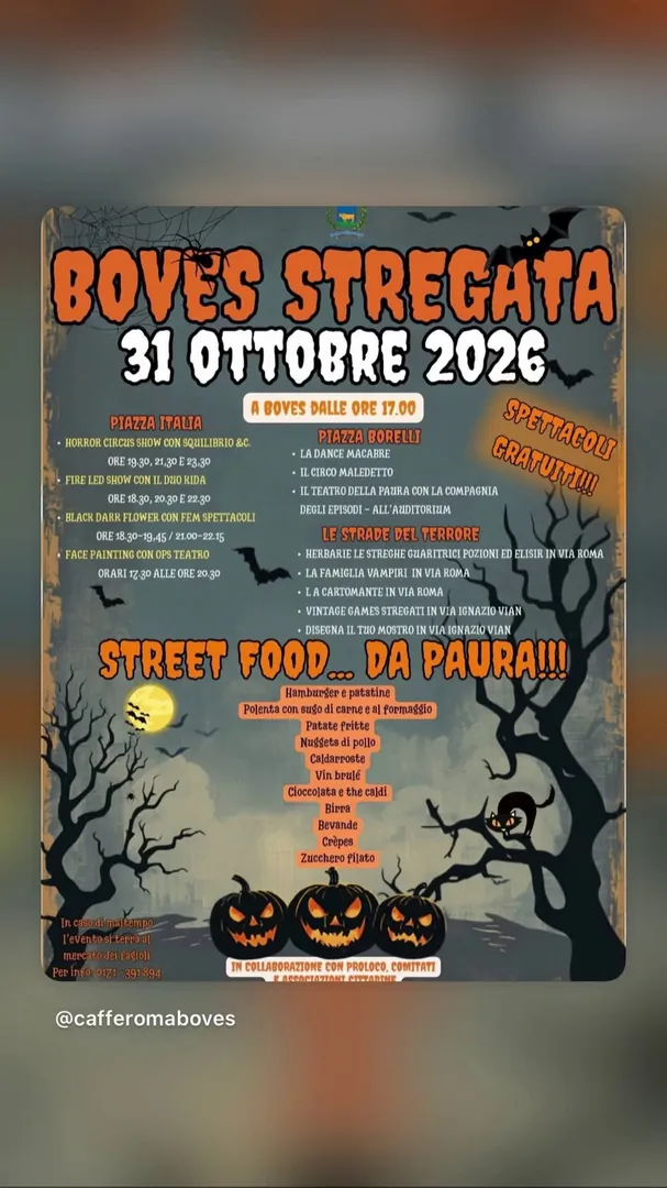 Locandina Boves Stregata 2026