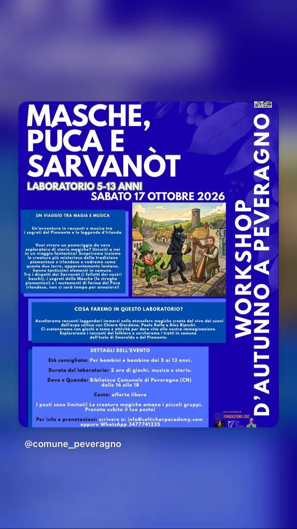 Locandina Masche, Puca e Sarvanòt
