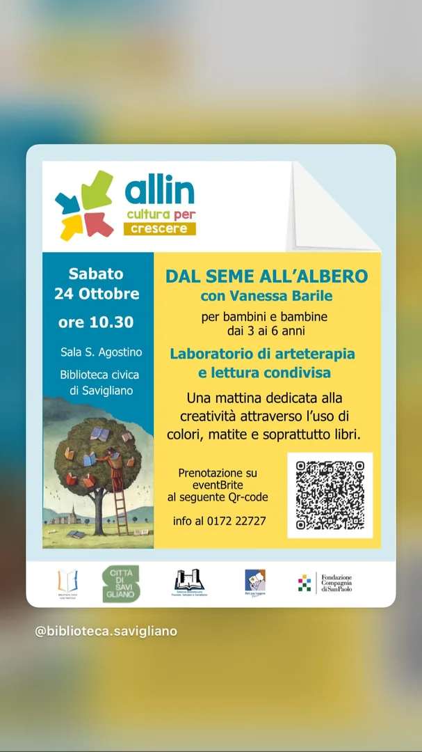Locandina Dal Seme all'Albero con Vanessa Barile