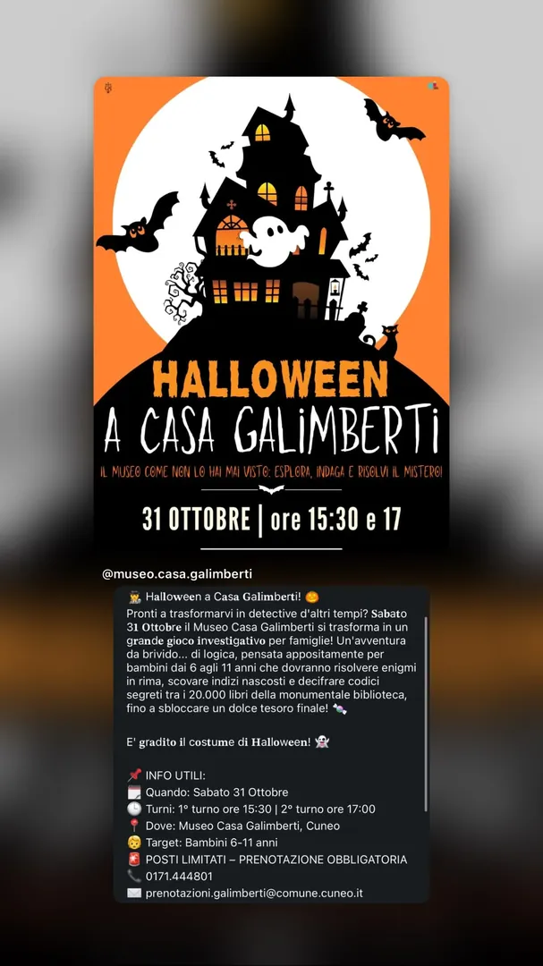 Locandina Halloween a Casa Galimberti