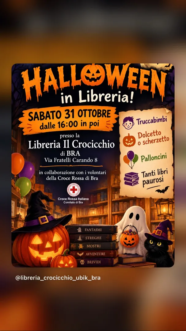 Locandina Halloween in Libreria!