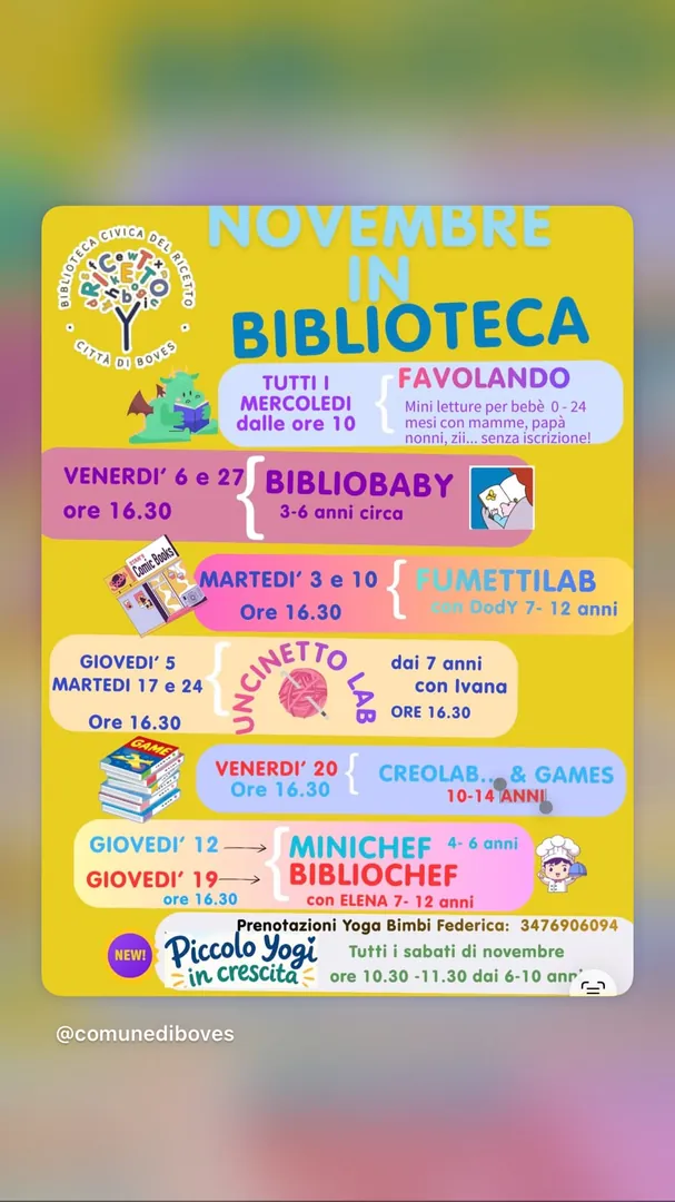 Locandina Bibliobaby