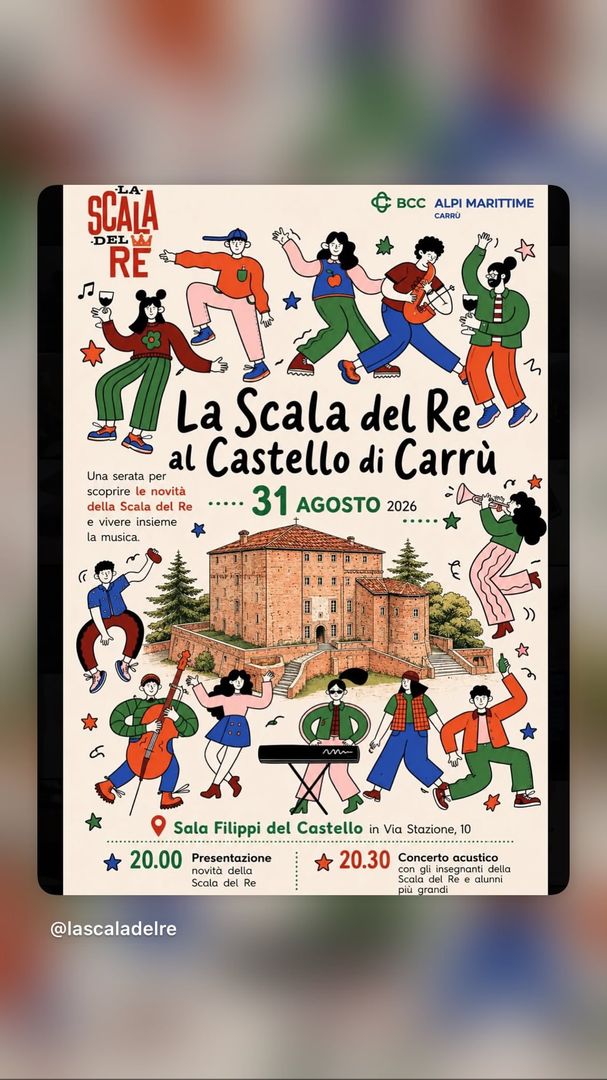 Locandina La Scala del Re al Castello di Carrù