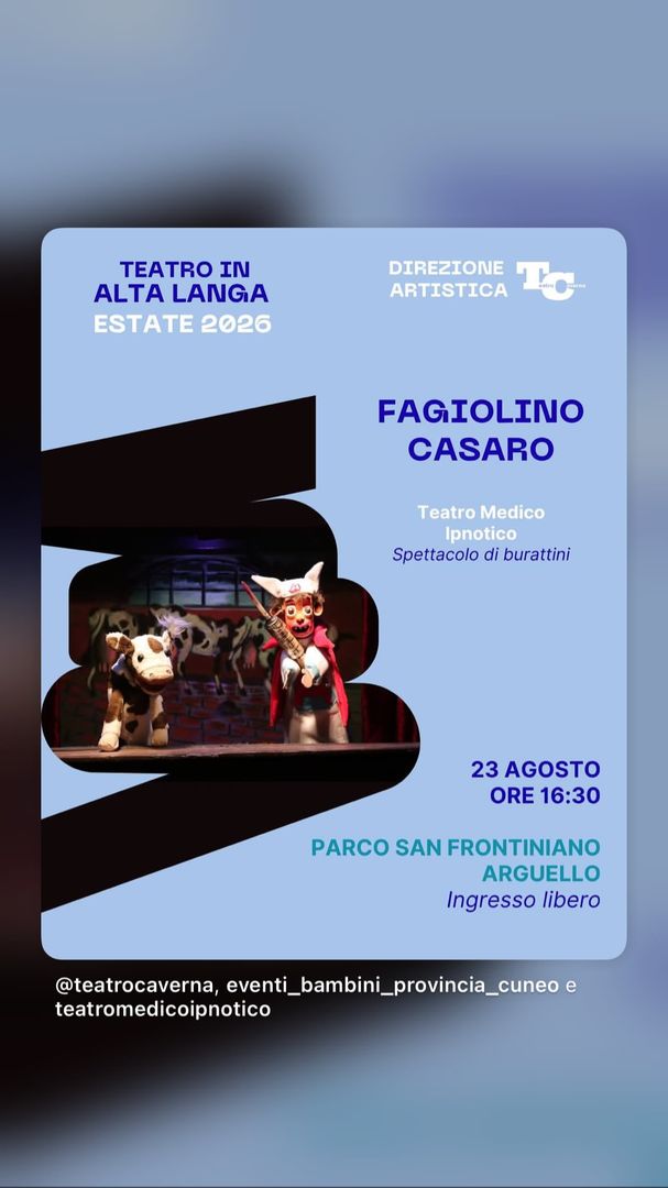 Locandina Fagiolino Casaro - Teatro Medico Ipnotico