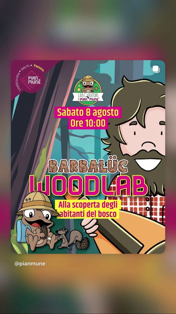 Locandina Barbalüc Woodlab - Alla scoperta degli abitanti del bosco