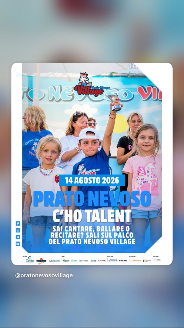 Locandina Prato Nevoso C'ho Talent - Prato Nevoso Village