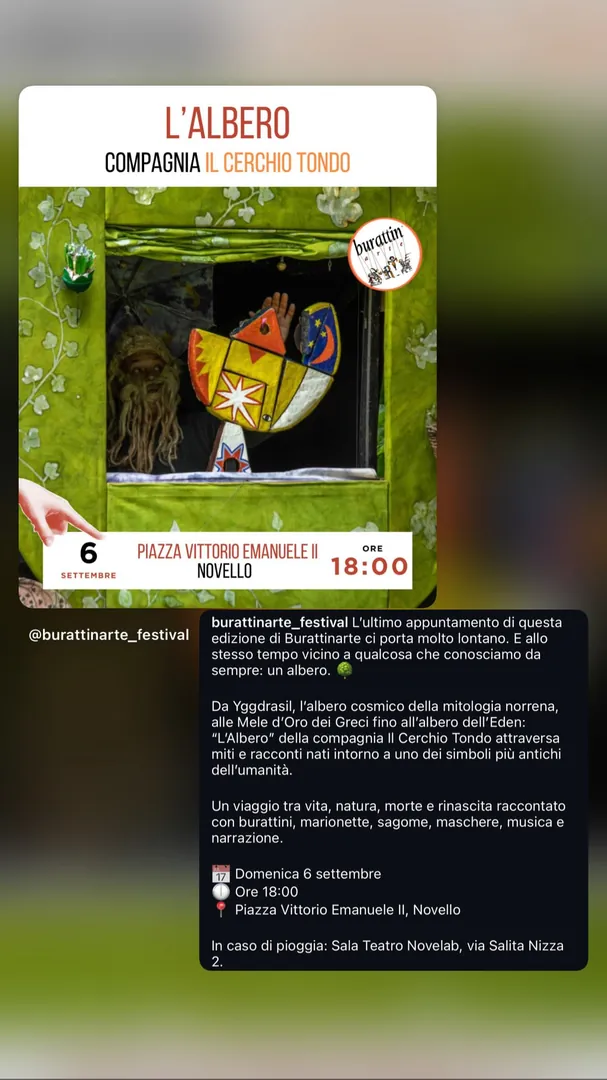 Locandina L'Albero - Compagnia Il Cerchio Tondo