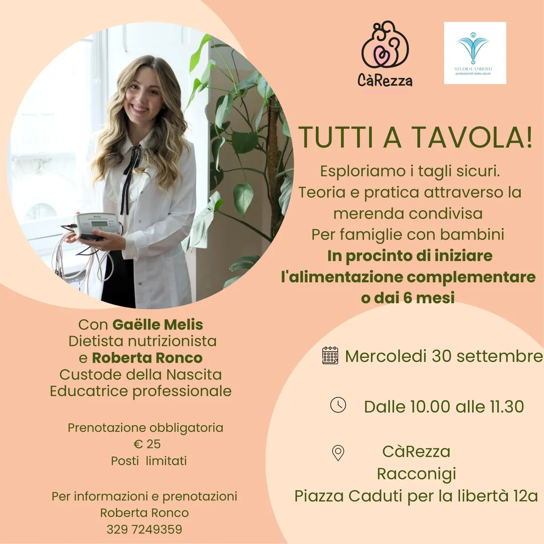 Locandina Tutti a Tavola! - CàRezza