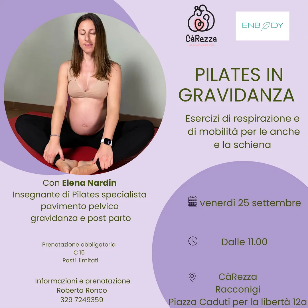 Locandina Pilates in Gravidanza - CàRezza